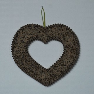 Coeur moyen modèle, à suspendre