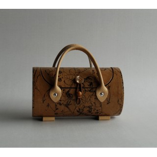 Mallette papiers déco bruns