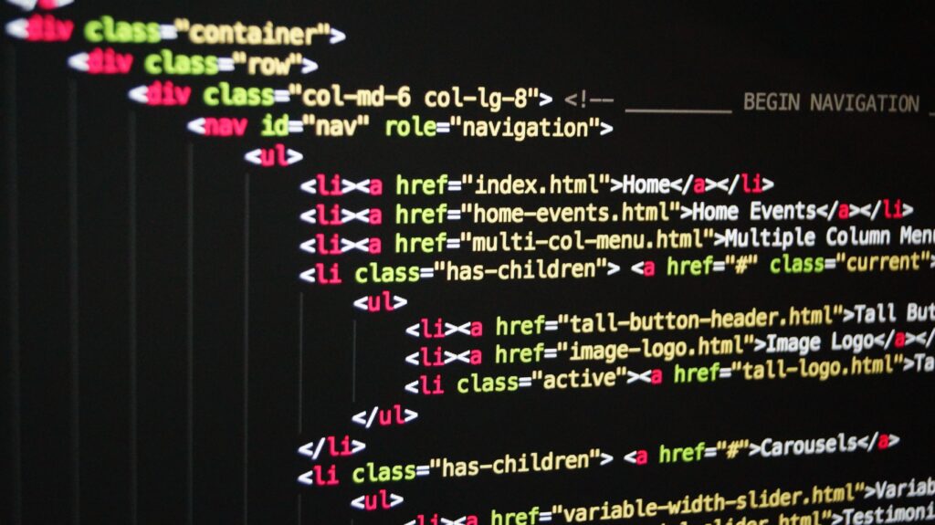 Code HTML et CSS